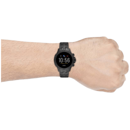 fossil garrett hr black